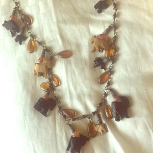 ANTIQUE BOHEMIAN HAND CARVED NECKLACE